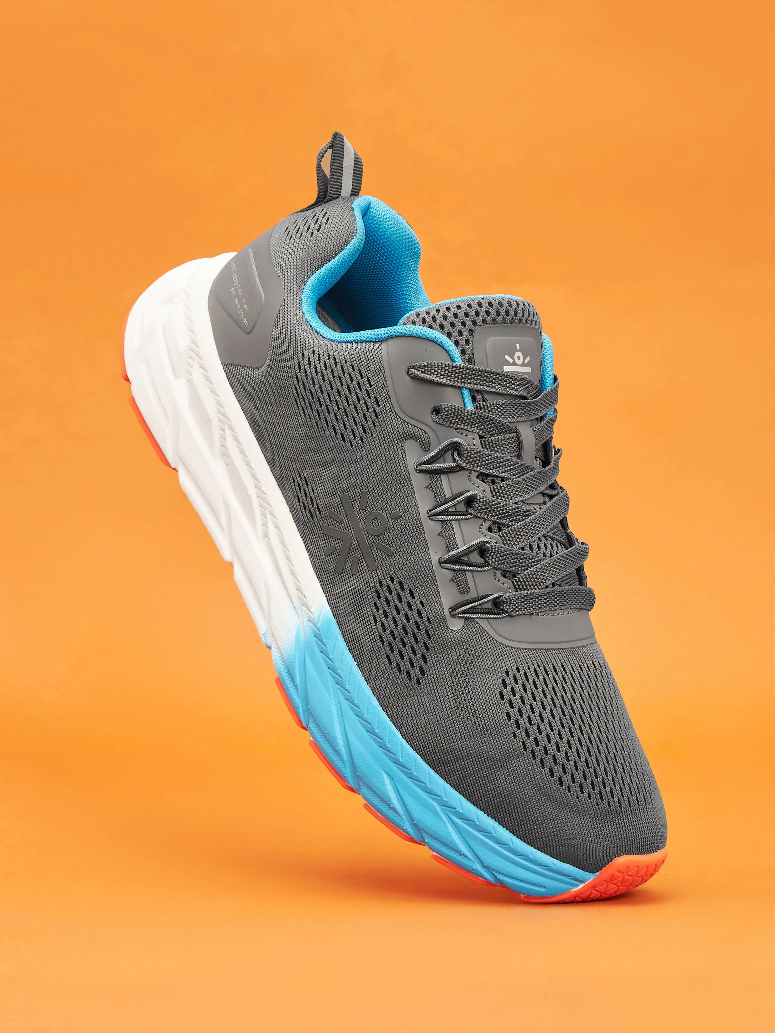 EZ  Ryde Men Running Shoes - Carbon Grey/Blue